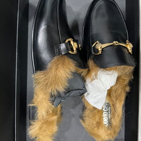Roberto Cavalli Faux Fur Loafers Size 36EU - Picture 5 of 7